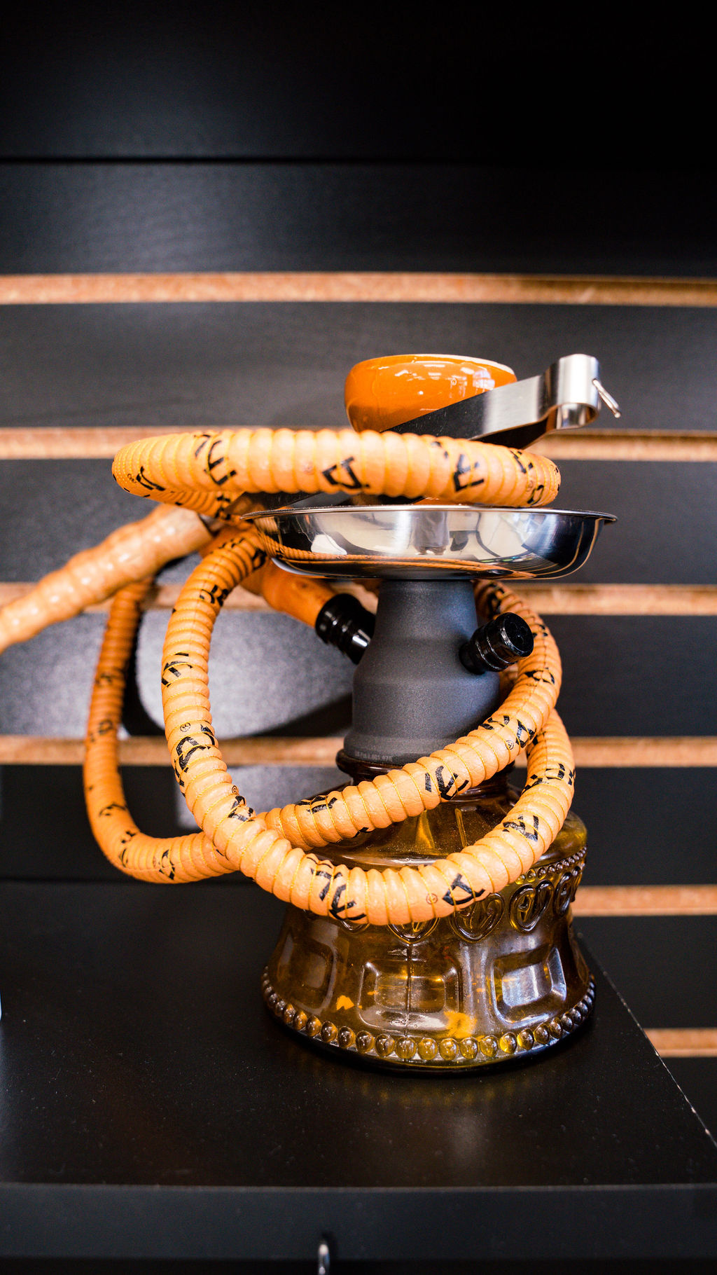 Hookah and smoke shop accessories on display